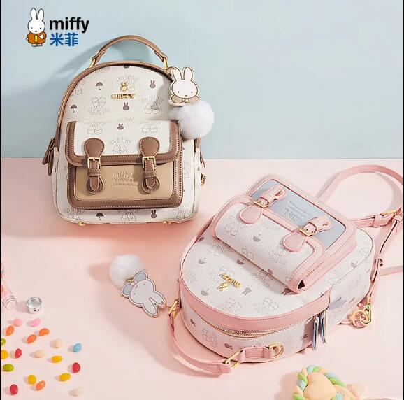 正規品ミッフィーリュックサックランドセル女性新モデル原宿学院ランドセル子供学生一二年生幼稚園旅行