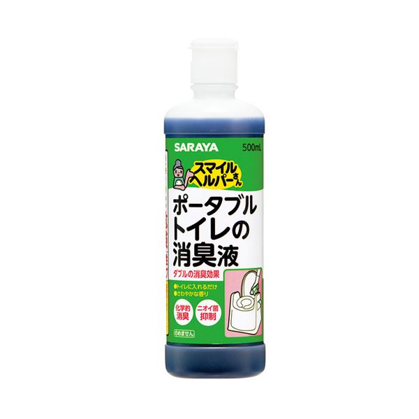 （まとめ） サラヤ SHポータブルトイレ消臭液 500ml(×10セット)