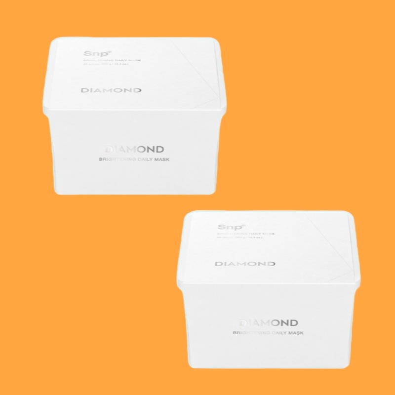 【1+1】【1日1パック】ダイヤモンド ブライトニング デイリーマスク 30枚 350g / パック トーンアップ 水分パック シミザーブティー