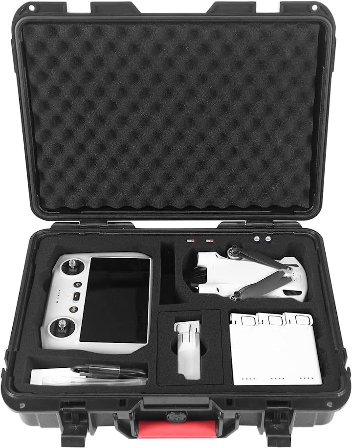 DJI Mavic Mini 3 Pro用ケース 防水キャリングケース ABS材質 Proバッグ 11リットル mini3 アクセサリー( Black)