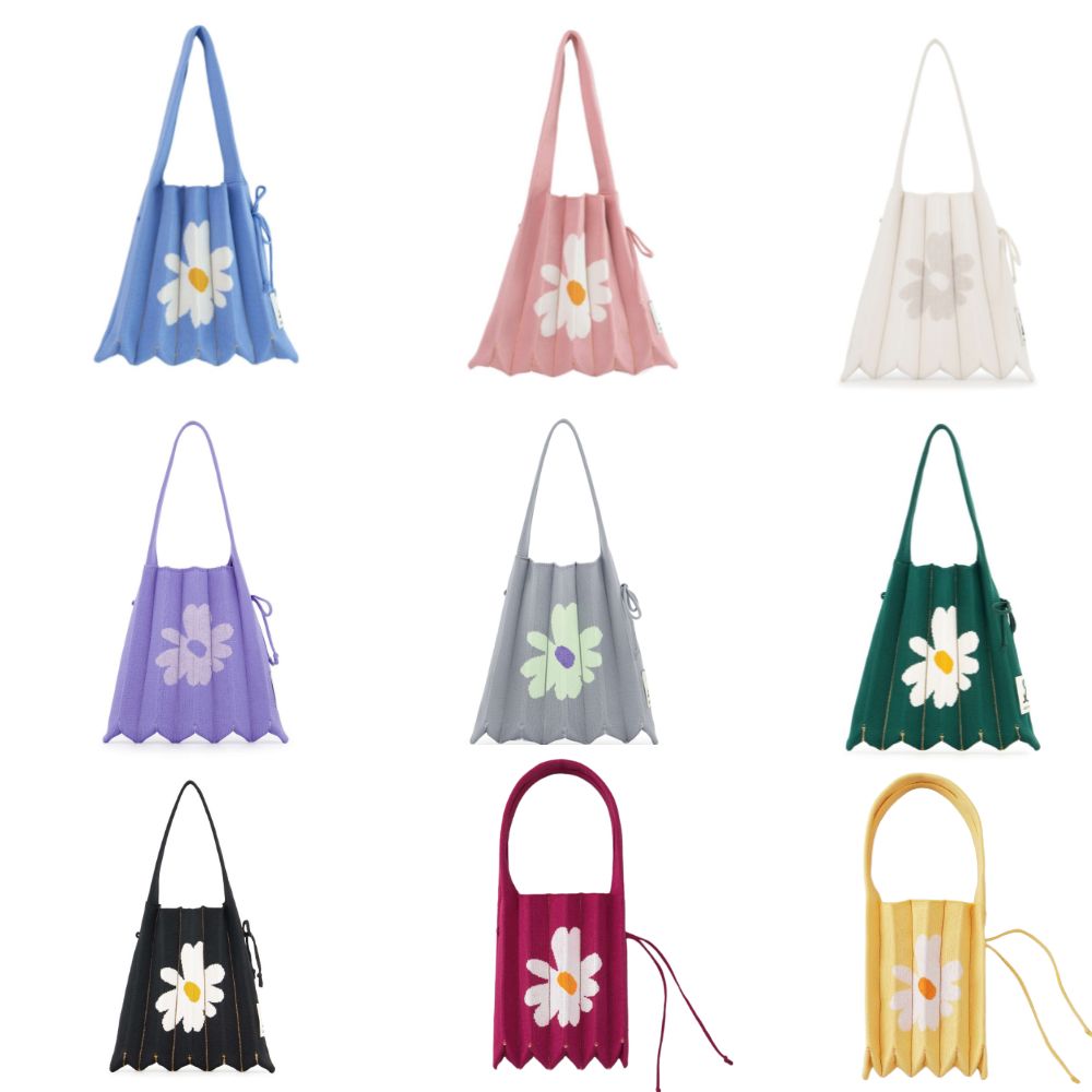 Joseph&Stacey ラッキープリーツニットスモールデイジー Lucky Pleats Knit Small Daisy : 韓国正規品