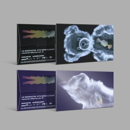 [未開封新品] ルセラフィムLE SSERAFIM - ミニ4集 CRAZY weverse albums ver.ウィーバースアルバムバージョン2種セット