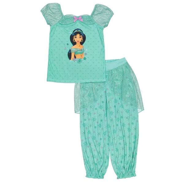 プリンセス ジャスミン アラジン パジャマ 寝巻 上下セット 子供 女の子 プレゼント ギフト Girls　100-105
