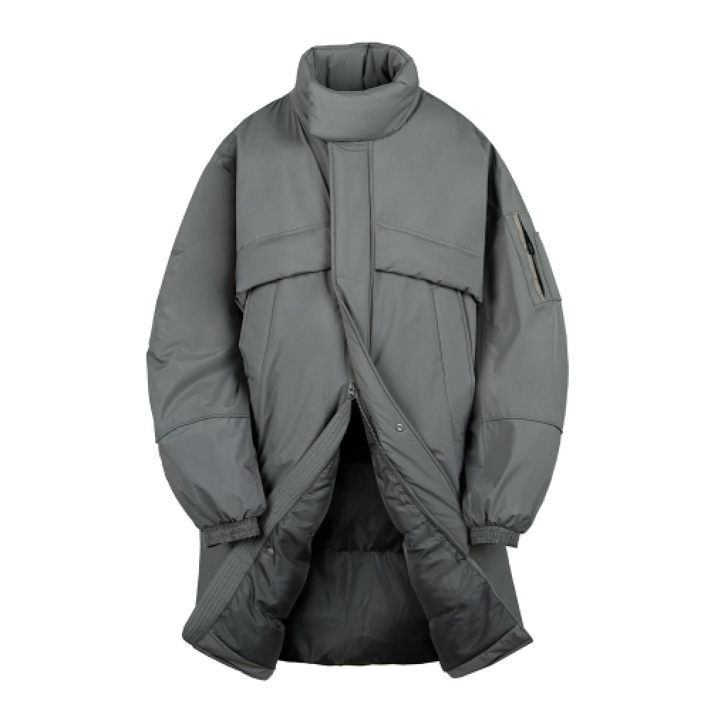 CODEGY [プリマロフト] モンスターロングパーカー_チャコール