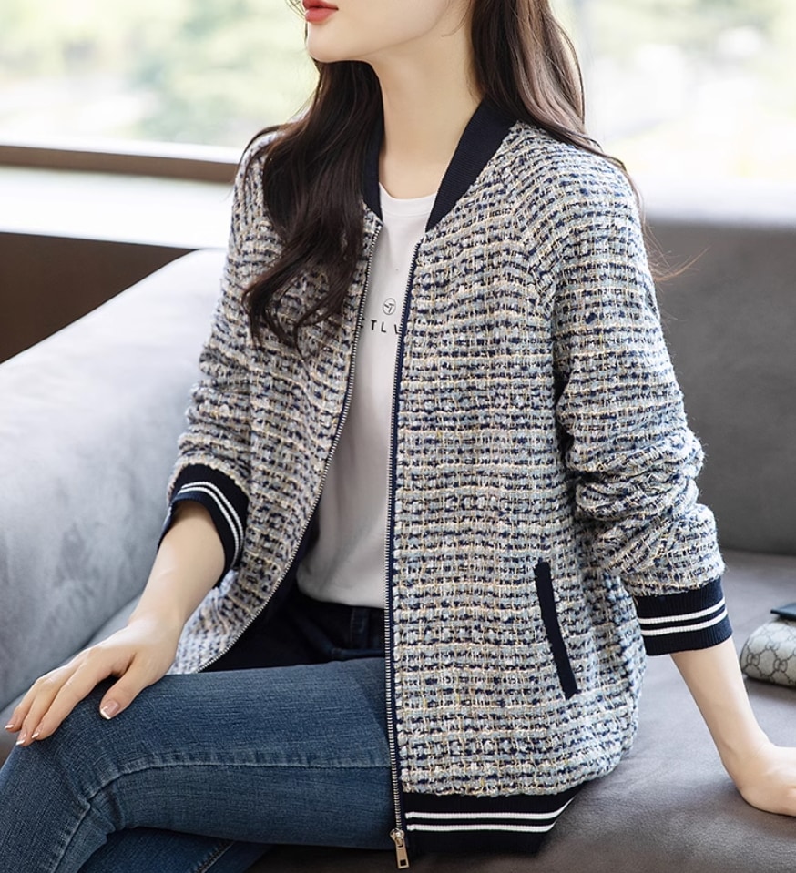 アウター デート モテアイテム ジャージ ツイード 千鳥格子 綿 コットン 大人可愛い きれいめ 上品 おしゃれ かっこいい 大人可愛い ラブリー キュート ガーリー クール モード系 セクシー