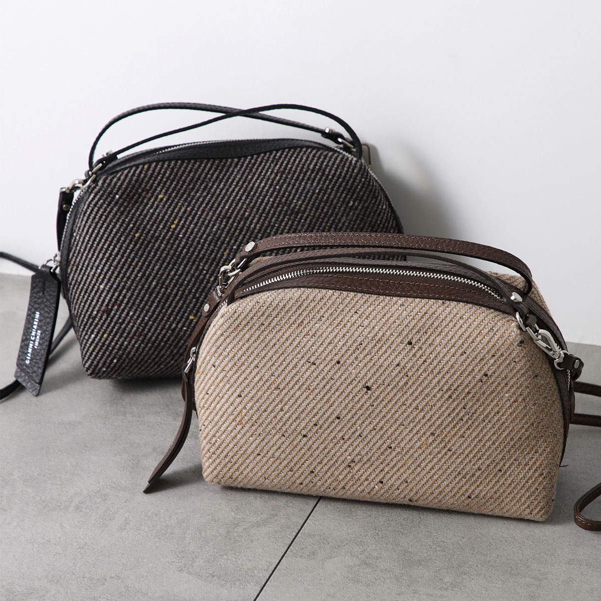 GIANNI CHIARINI ジャンニキアリーニ ハンドバッグ ALIFA M アリファ BS 8258 BOT-PL レディース ショルダーバッグ 鞄 カラー2色