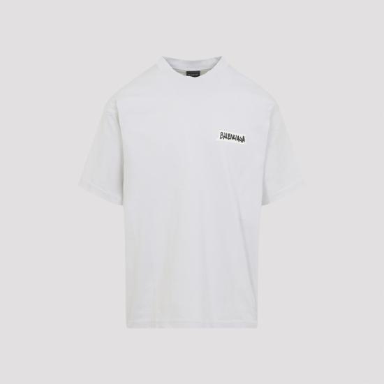 BALENCIAGA Men T-Shirts 764235 TTVL6 9012 DIRTY WHITE