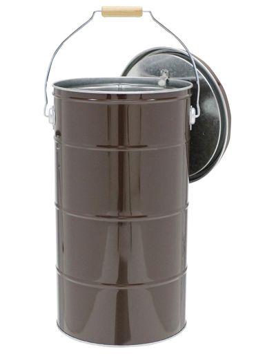 OBAKETSU 渡辺金属工業 オバケツ ライスストッカー 10KG RS10BR ブラウン 大