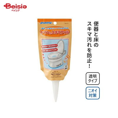 他サイト： シャープ化学工業 シャーピートイレのスキマフィル×1個 資材 コーキング材 チューブ パウチ式 トイレの隙間 フィル トイレ隙間フィル トイレ掃除グッズの商品画像