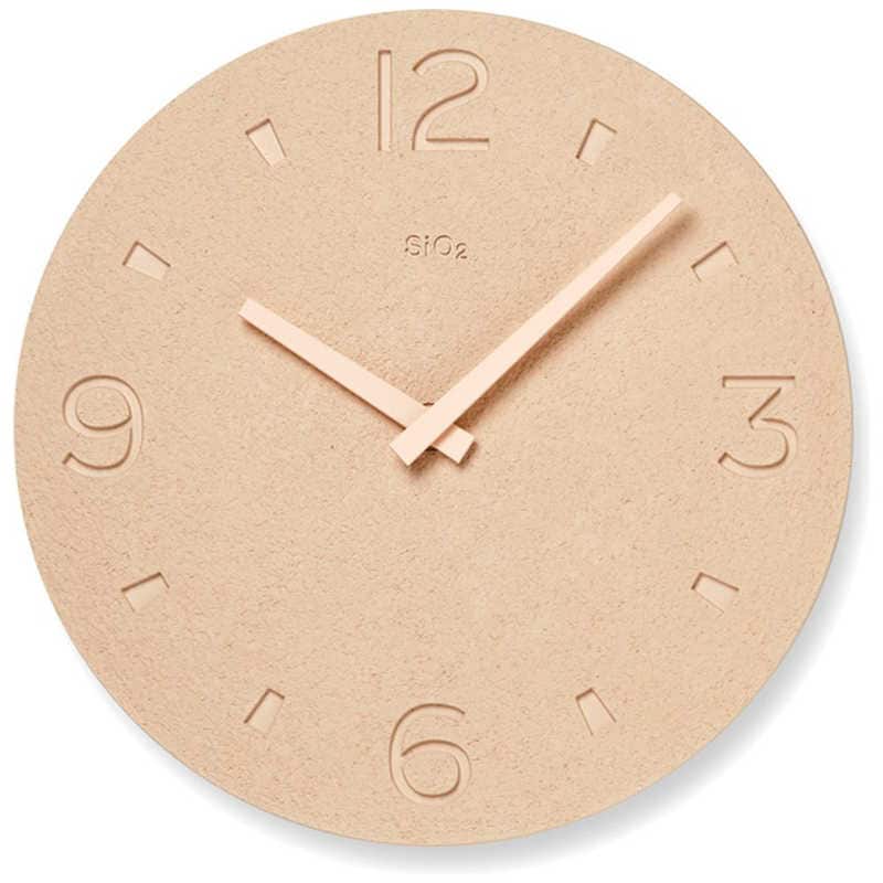 タカタレムノス　珪藻土の時計掻き落としピンク　NY2103PK