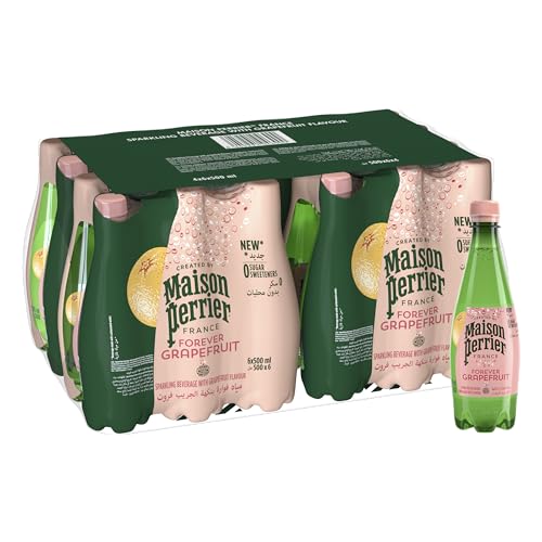 Maison Perrier(メゾンペリエ)フレーバー炭酸水 グレープフルーツ PET 500mlｘ24本(直輸入品)フランス産 4,557円