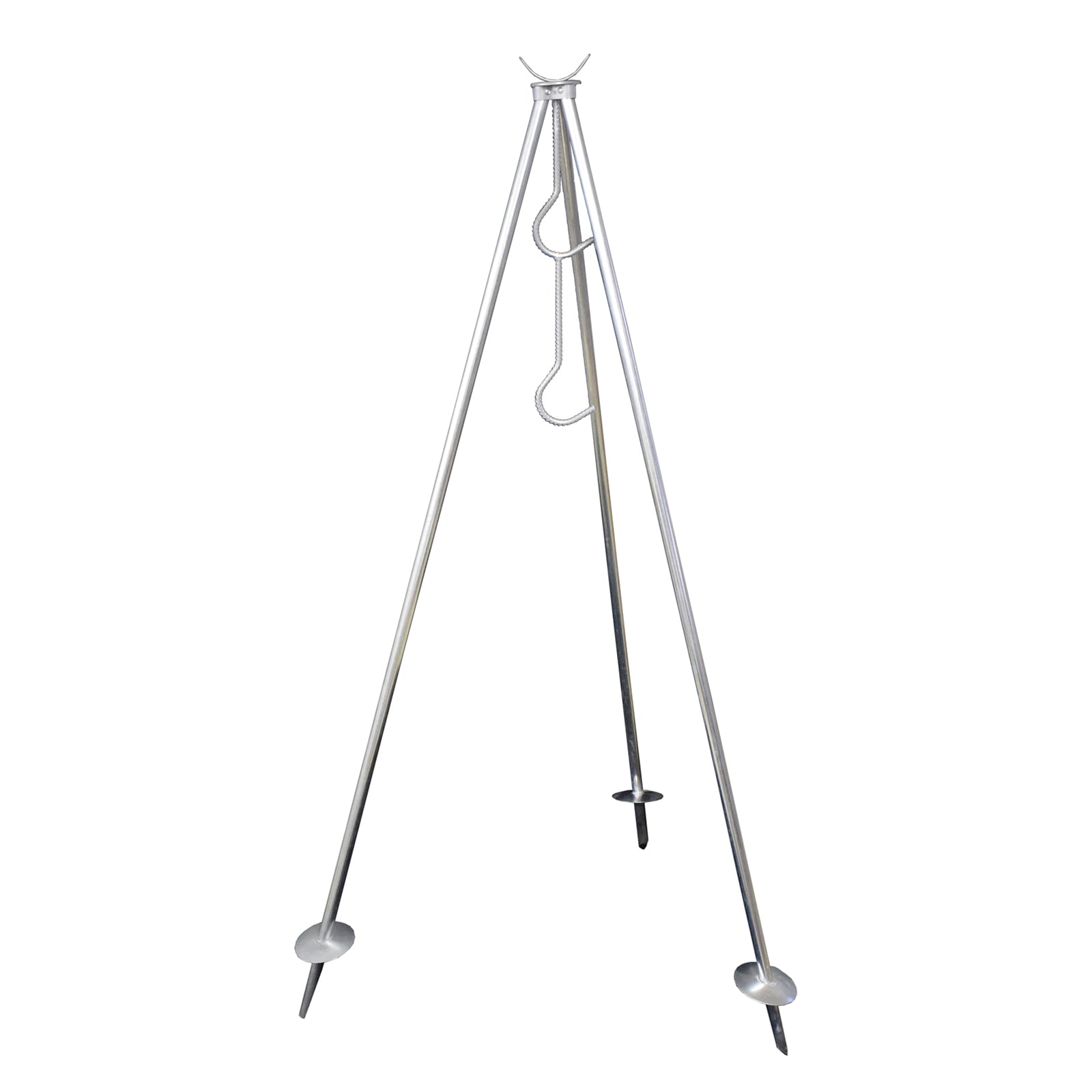 はせ掛け三脚支柱 3段タイプ 2本セット 稲干台 スチール製