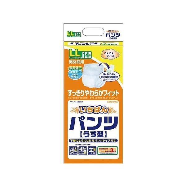 カミ商事 いちばんパンツうす型 LL 4P