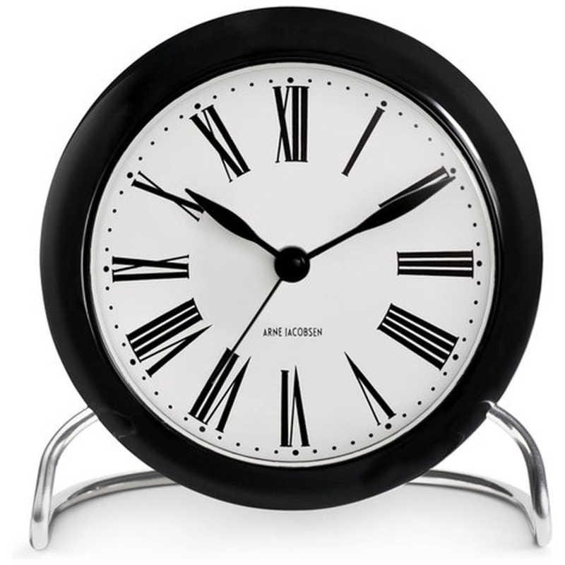 インテック　置き時計 Roman Table Clock 11cm white ARNE JACOBSEN(アルネ ヤコブセン)　AJ43671
