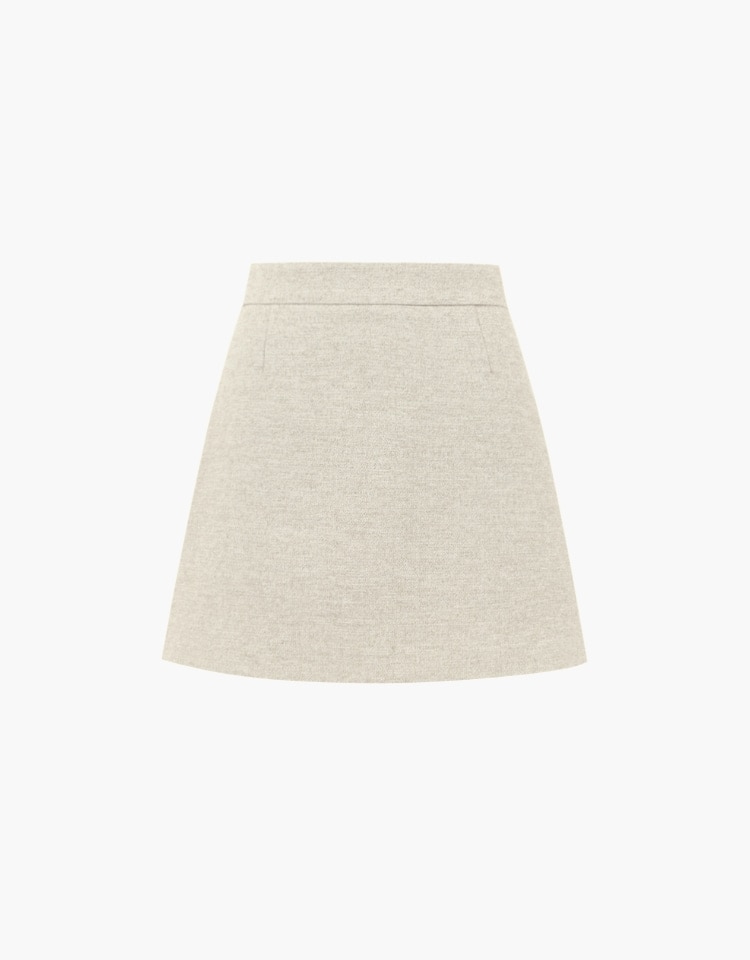 【DEPOUND】 CLASSIC TWEED SKIRT : BEIGE 18,417円