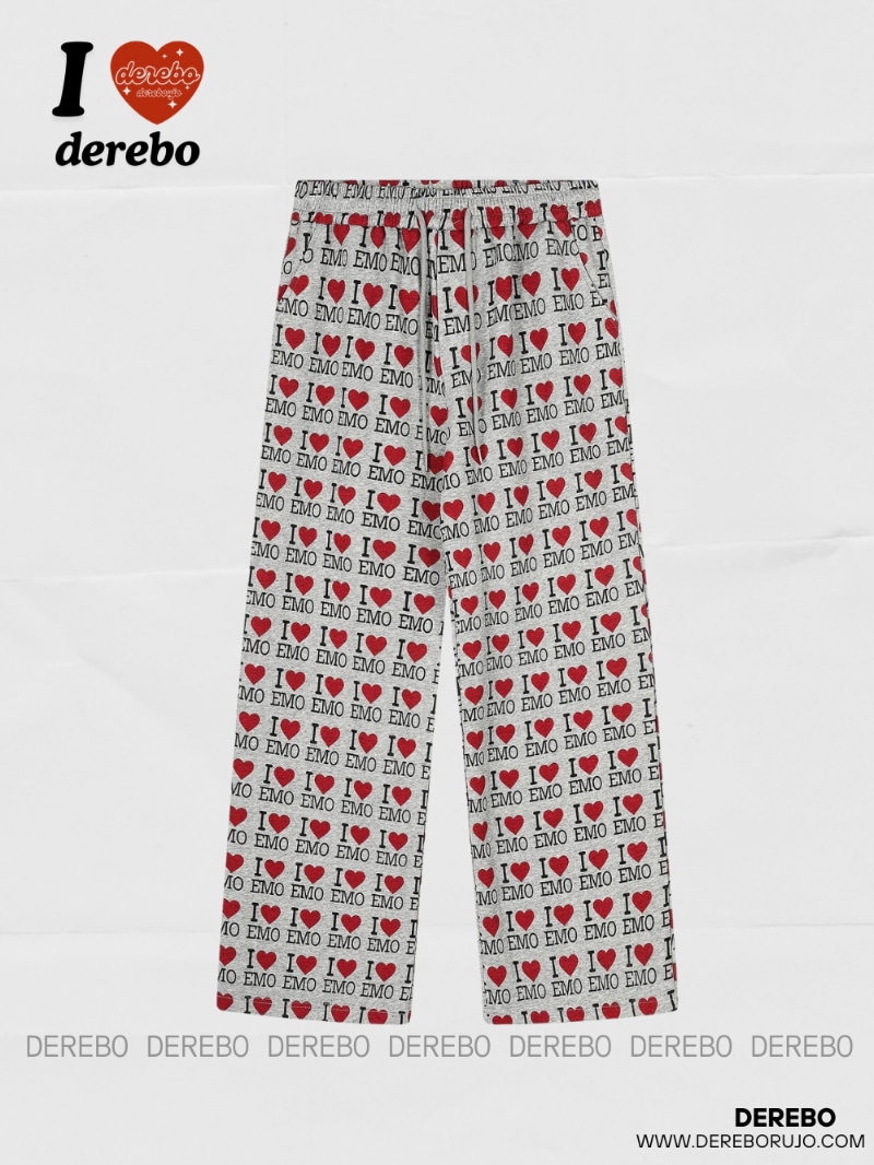 아이러브 밴딩 그레이 캐주얼 팬츠