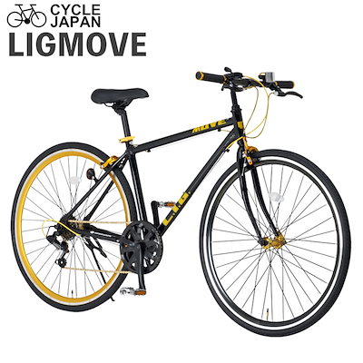 [Qoo10] LIG MOVE : 自転車 クロスバイク シマノ 7段変速 : 自転車