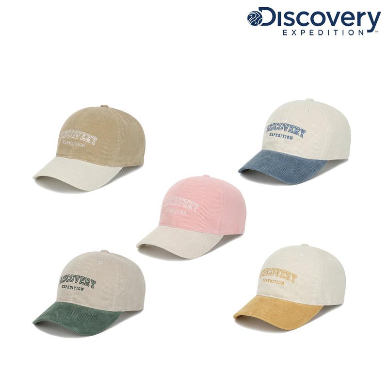 25N 男女共用 コーデュロイ カラーブロック ボールキャップ 帽子 DXCP7135N