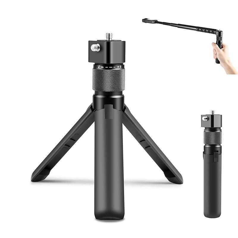 PULUZ Insta360 X4 / X3用回転ハンドル バレットタイムハンドル パノラマカメラ用回転ハンドル カメラ用回転スタンド Insta360 X3用三脚スタンド 卓上三脚 Insta360