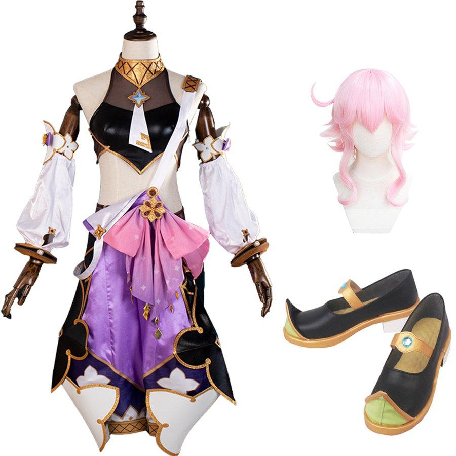 工場直販 急速出荷 原神project　げんしん　ドリー Dori 風　コスプレ衣装　コスプレ服　ウィッグと靴追加可能　コスチューム　ハロウィン イベント