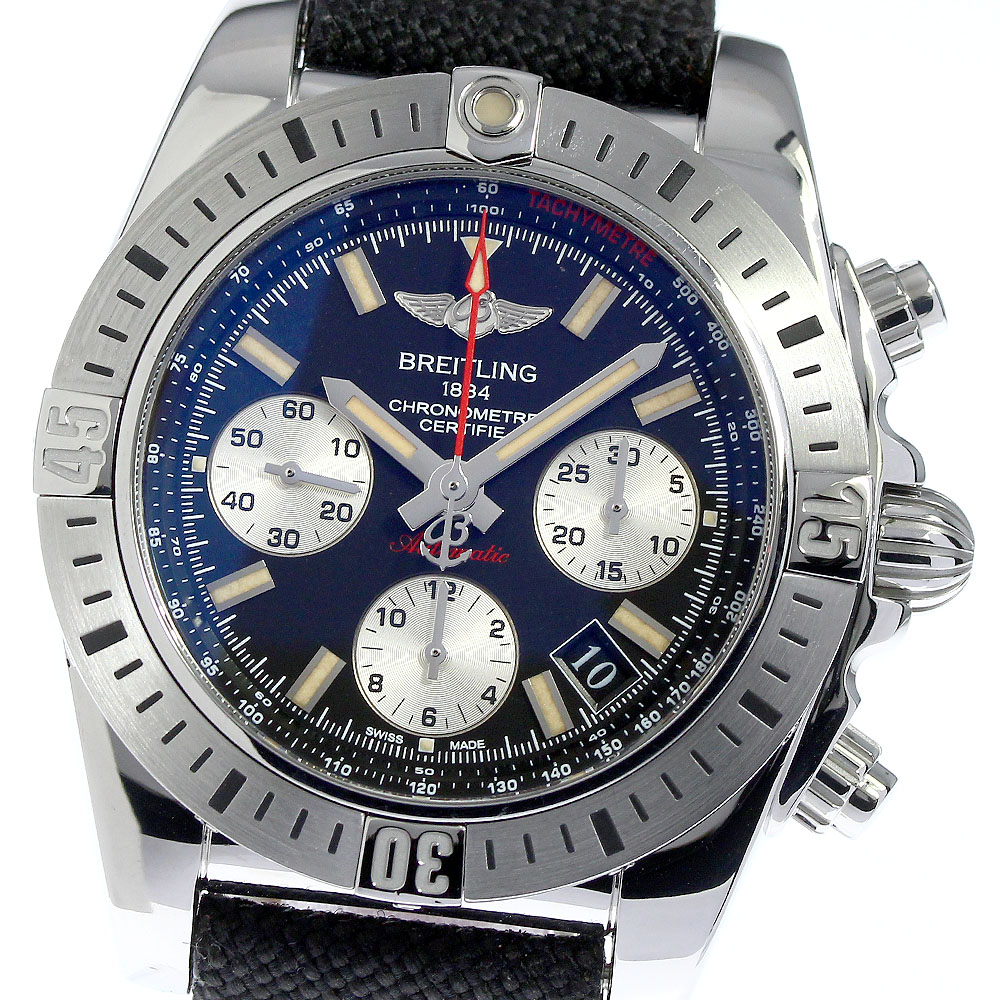 ブライトリング BREITLING AB0144 クロノマット エアボーン 30周年記念モデル 自動巻き メンズ 箱付き_801972【中古】