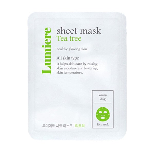 (レディ)ルミエール シートマスクパック 40枚 ティーツリー肌 鎮静保護 皮脂ケア