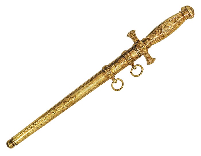 模造刀 ナポレオンダガー DENIX デニックス 4113 41cm ゴールド レプリカ ダガー ナポレオン フランス 剣 刀 ソード 西洋 コスプレ 短剣