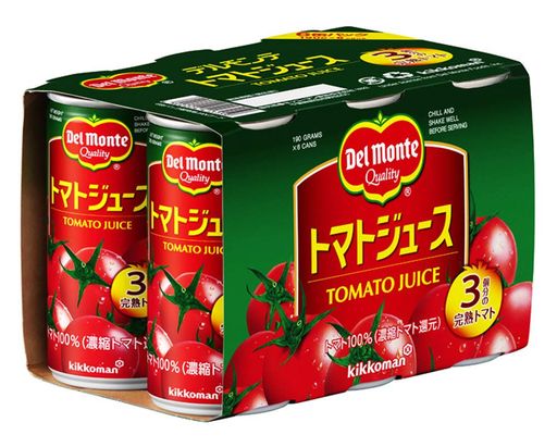 KIKKOMAN(デルモンテ飲料) デルモンテ トマトジュース 190G ×30本
