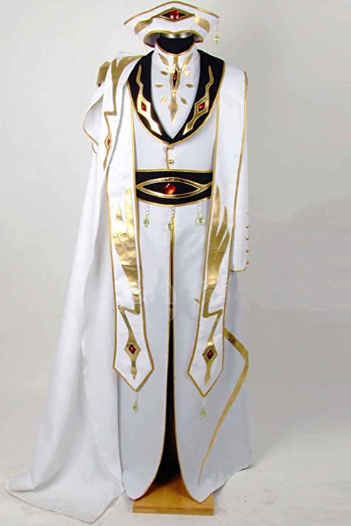 ルルーシュオブザリベリオンR2ルルーシュ皇帝フォーマルコスプレコスチュームアニメ最新モデル変装セールコスチューム（レディースL）