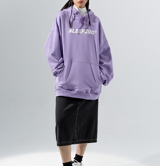 学生風 個性的 トップス ルームウェア パーカー フーディー ロング丈 袖あり 長袖 ボリューム袖 フード付き ポケット 綿 かわいい 大人可愛い きれいめ シンプル おしゃれ 大人可愛い 大人女子