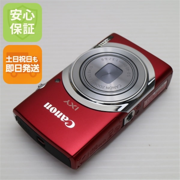 新品同様 IXY 130 レッド デジカメ Canon 94 16,798円