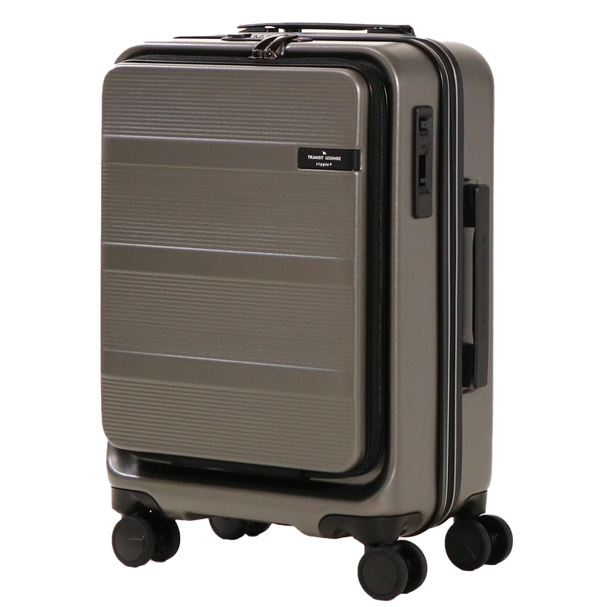 [トランジットラウンジ] スーツケース ripple PLUS 34(39) L 46cm 3.6kg 80241 キャリーケース ハードキャリー ファスナー 機内持ち込み可 TSAロック搭載 拡張