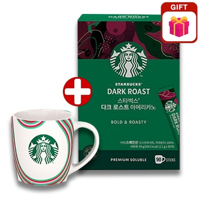 プレミアム パウダー スティックコーヒー ホリデー 企画パック(ダーク90T+マグ)
