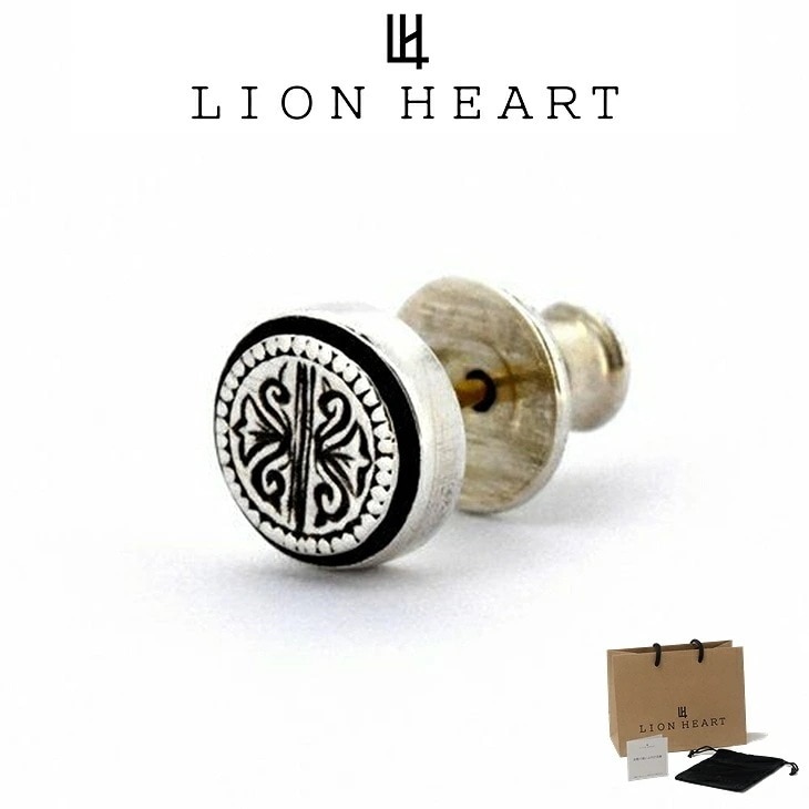 ピアス メンズ カービングサークルピアス SV925 LH-01EA0731 メンズピアス 片耳用 1点売り クリスマス 誕生日 プレゼント ギフト 彼氏 【ネコポス】