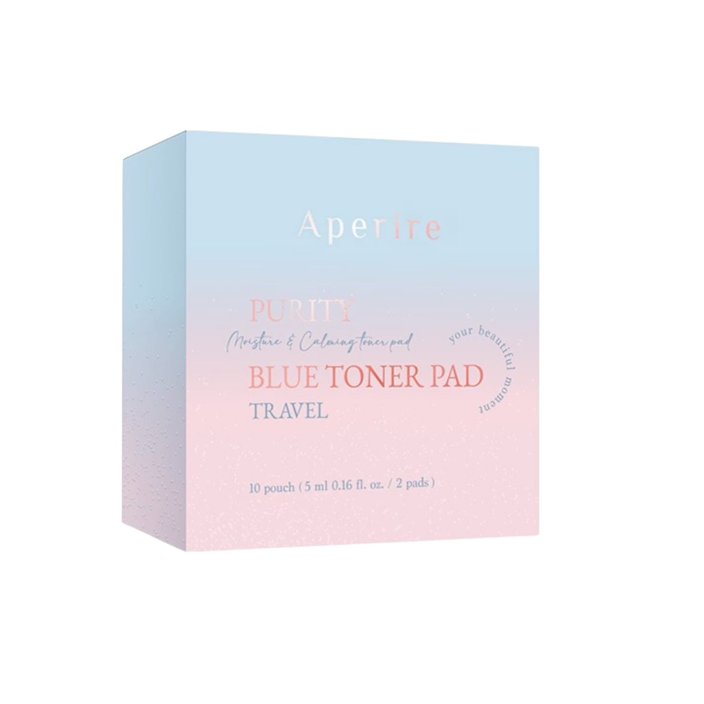 純粋 ブルー トナーパッド トラベル 20枚