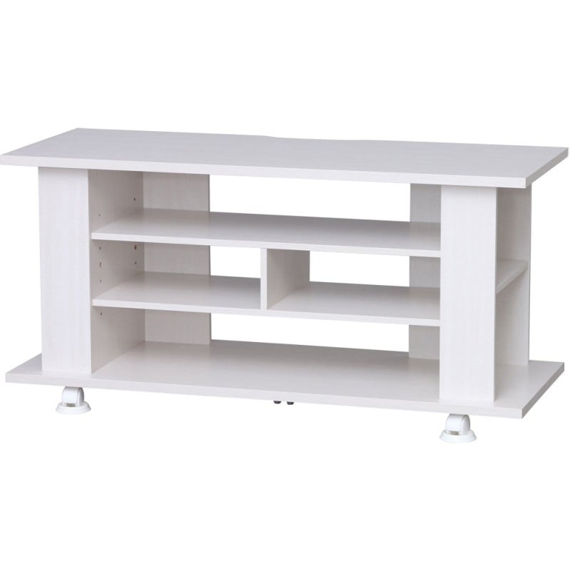 【26-37型推奨】 アイリスオーヤマ テレビ台 テレビボード ハイタイプ 幅100cm 奥行39cm 高さ48.8cm 24型 26型 32型 オフホワイト キャスター付き オープン 組み立て 耐荷