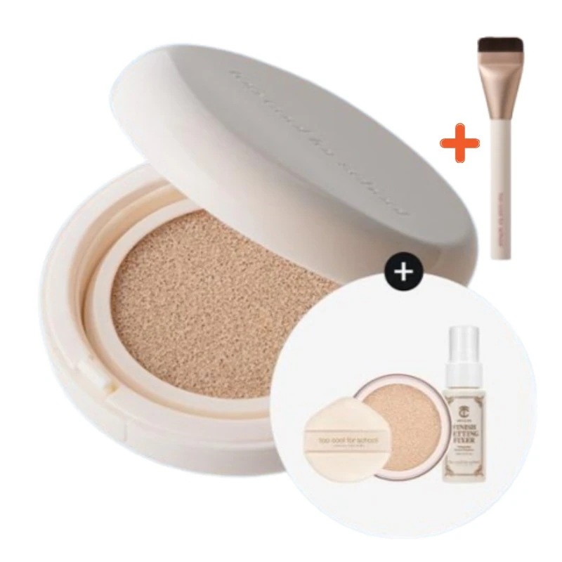 [25SS/新作](+スパチュラブラシ 贈呈)フィクシングデュクッション本品+レフィル+ミニフィクサー企画 12g SPF 50+ PA+++