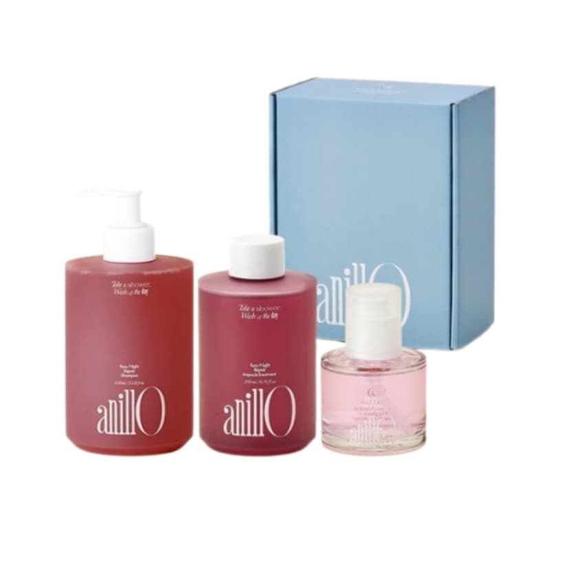 [25SS/New]ロジナイト リペア 3点セット(シャンプー450ml+アンプルトリートメント200ml+エッセンス50ml)