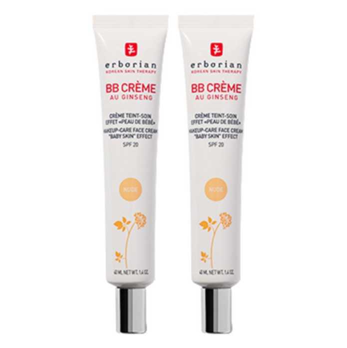 BBクリーム SPF20, ヌード, 40ml × 2本セット