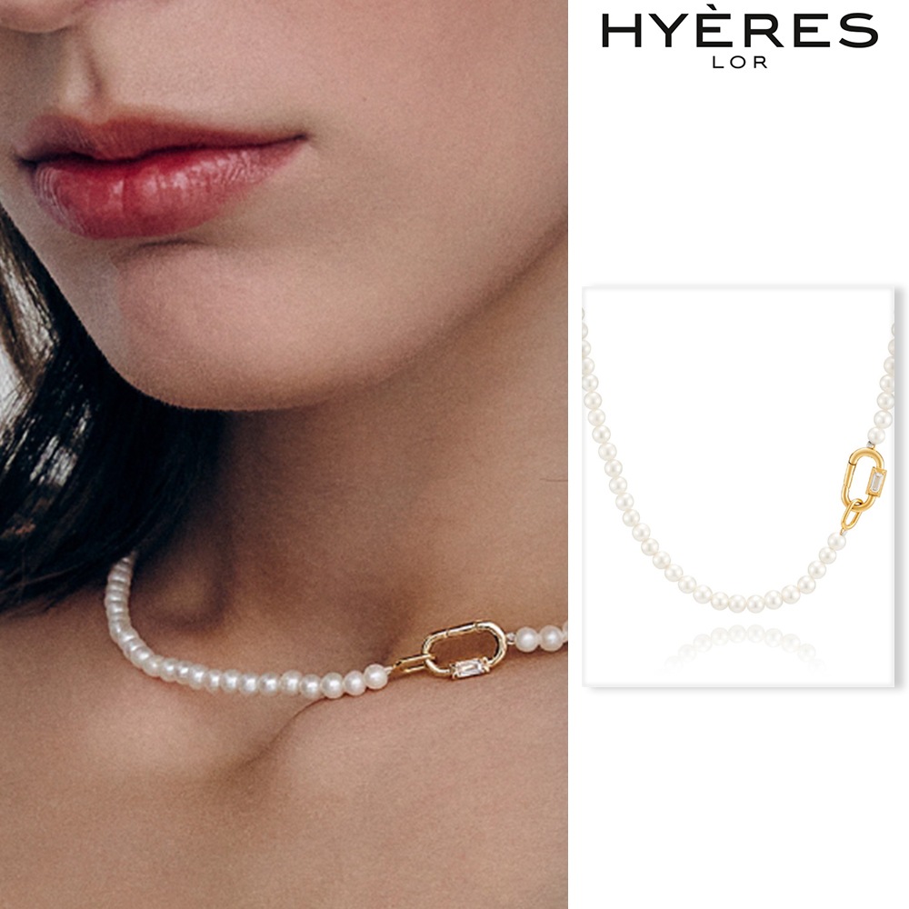 [HYERES LOR] Noailles 14K Freshwater Pearl Bead Necklace 4mm