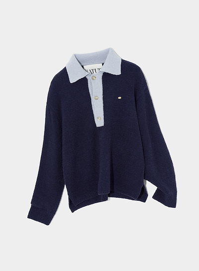 トップス SATUR Napoli Soft cotton polo knit Qoo10] 【SATUR】 NAPOLI WOOL : メンズファッション