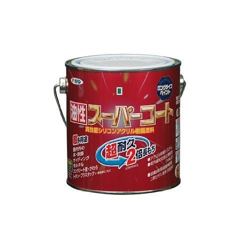 （まとめ買い）油性スーパーコート 0.7L ツヤ消し白 [x3缶セット]