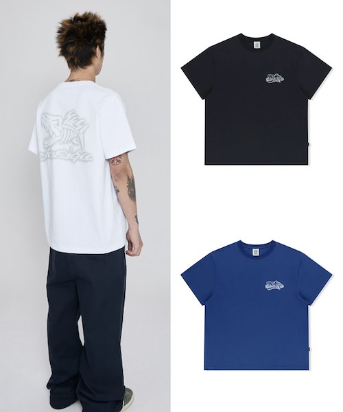 Tシャツ・カットソー YESEYESEE Angry Dog Tee 5FT2175 yeseyesee® :: Angry Dog Tee White
