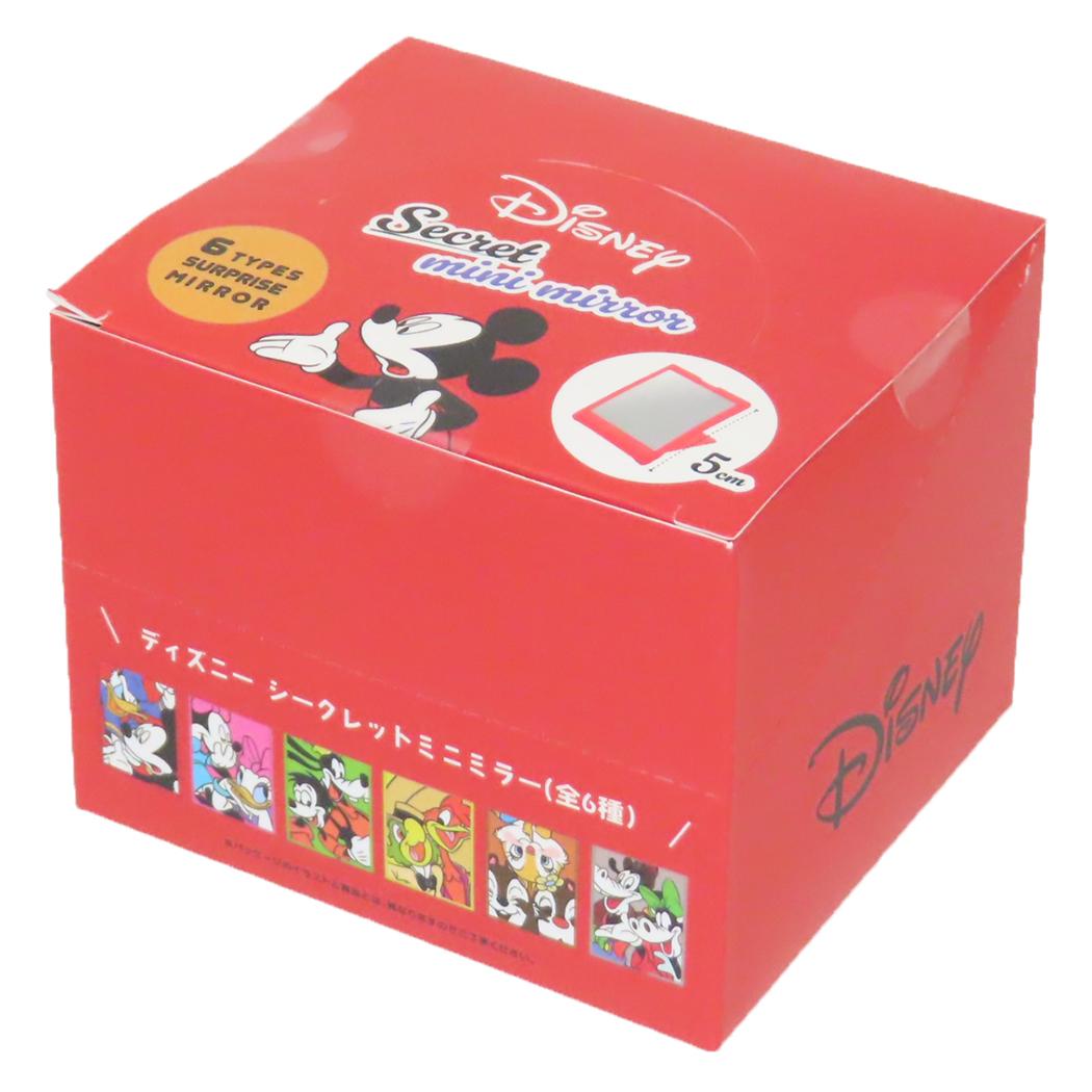 ディズニーキャラクター 手鏡 シークレットミニミラー 全6種 12個入セット ディズニー