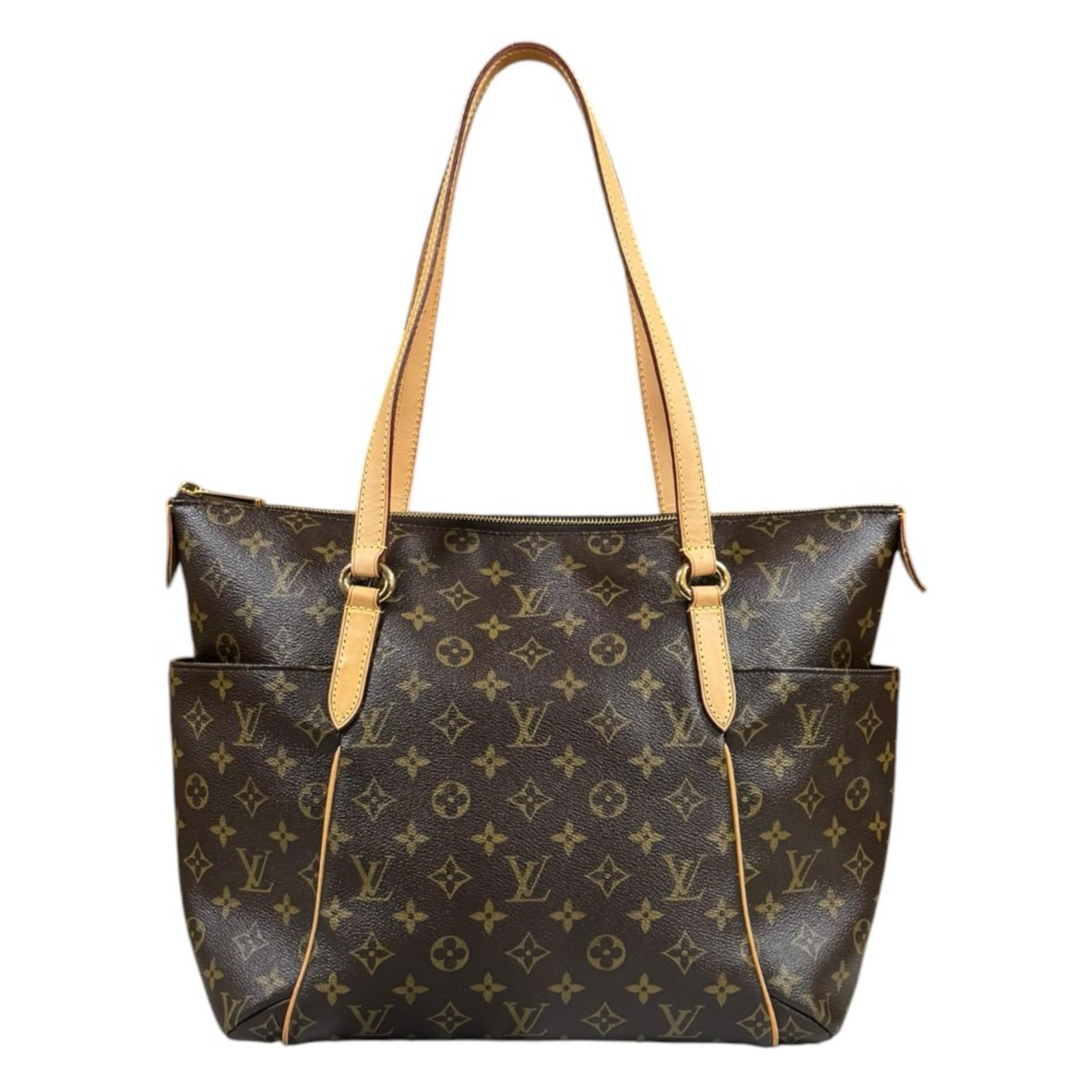 ルイヴィトン トータリーMM モノグラム トートバッグ モノグラムキャンバス M56689 ブラウン LOUIS VUITTON 中古