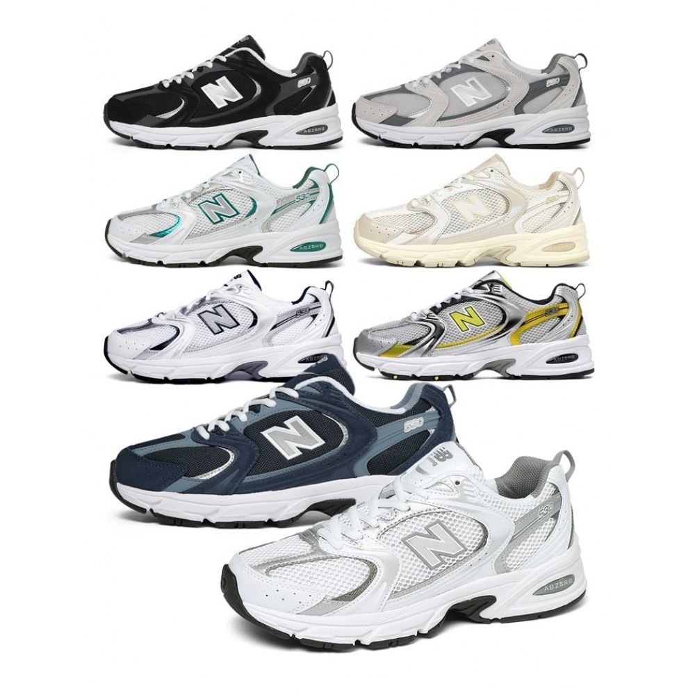 9種類のニューバランス530スニーカーから1つお選びください