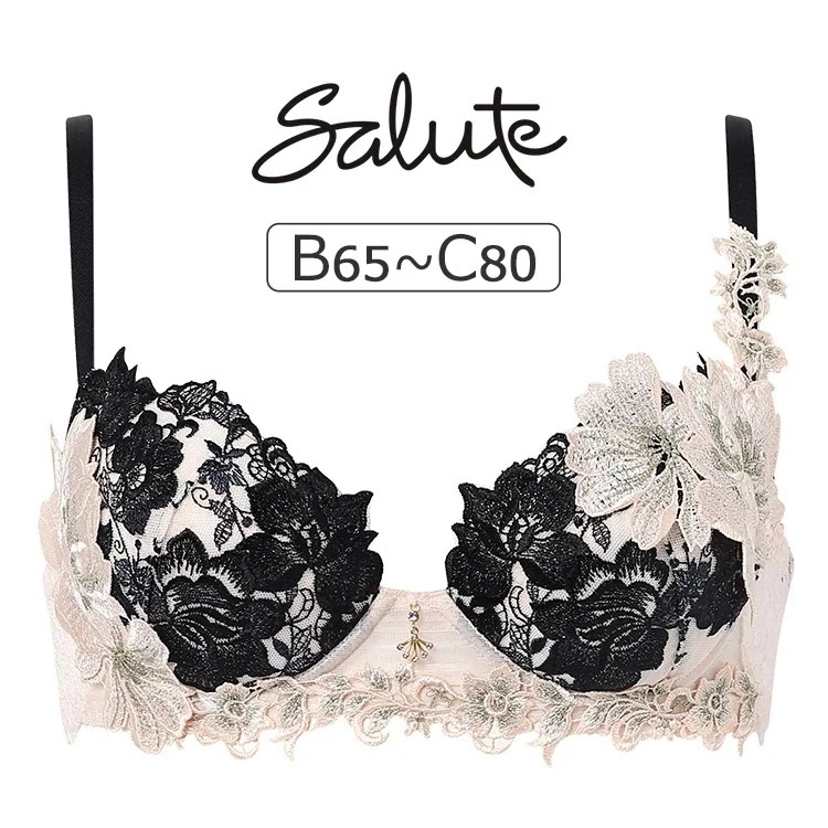 ワコール サルート 28G ブラジャー単品 P-upタイプ BCカップ アンダー 65/70/75/80cm BTJ428