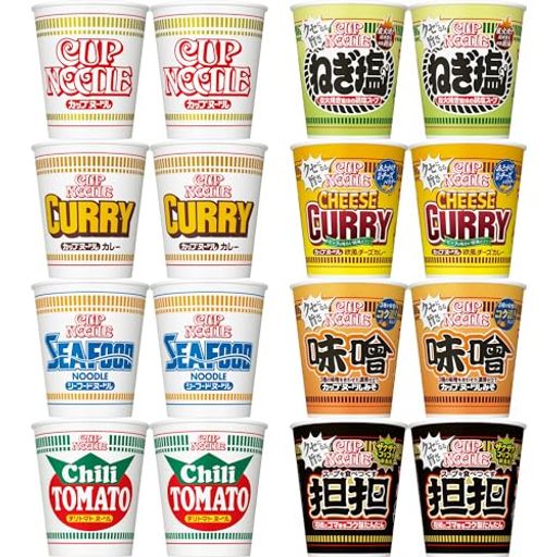 カップヌードルシリーズ 8種アソート (レギュラーサイズ 8種/計16個) 日清食品 カップ麺 詰め合わせ 箱買い