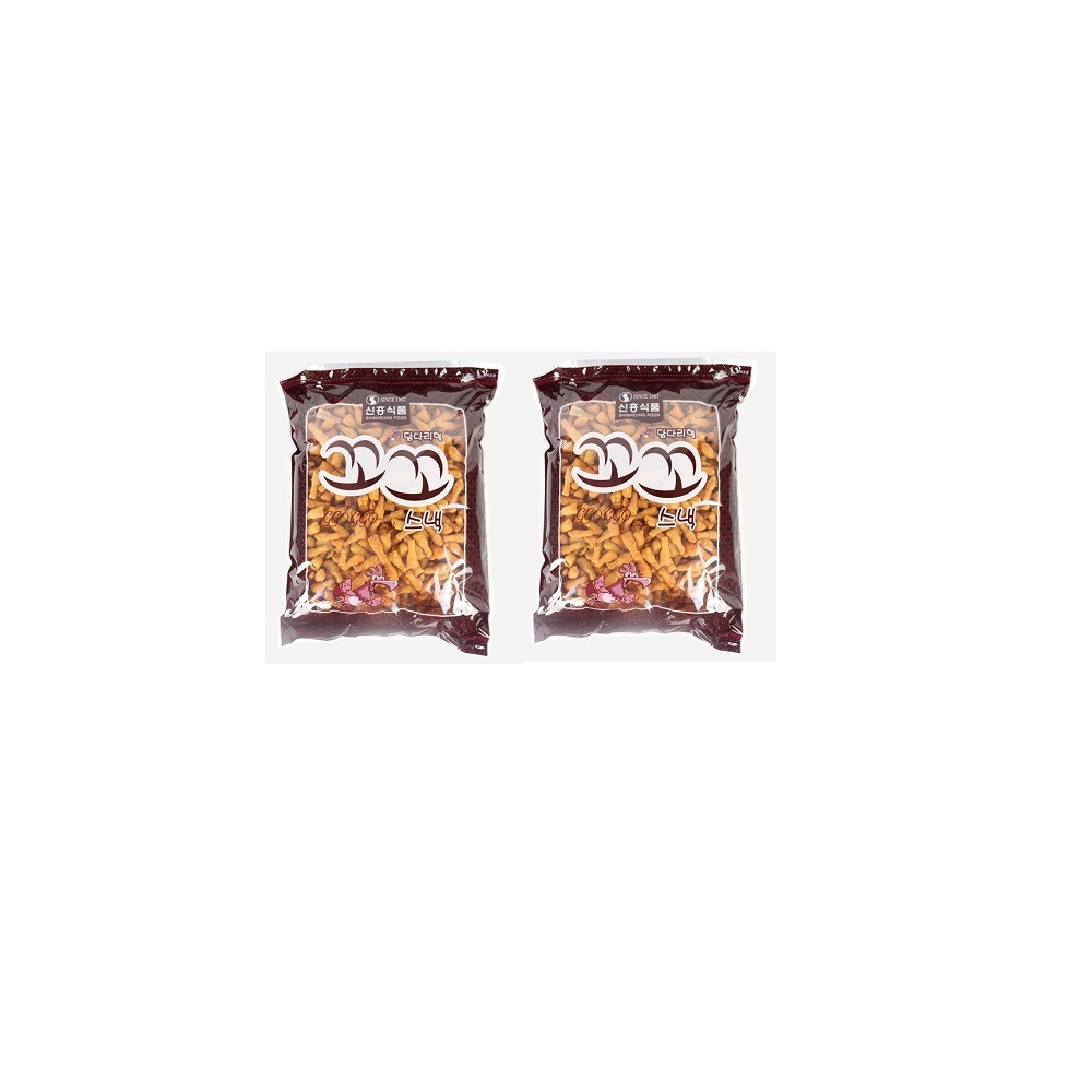 韓国-K MEAL-ココスナック 800gX2袋 鶏もも菓子 昔のお菓子 大容量お菓子 高所おやつ スナック サクサク-K FOOD