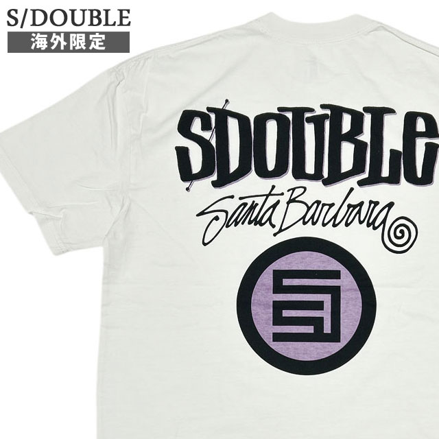 エスダブル S/DOUBLE COMBO PLATTER TEE Tシャツ WHITE STUSSY ステューシー 200-009497-040